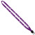 Purple Bulk ½” Cotton Lanyards | Promotional Soft Cotton Knit ½” Lanyards