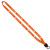 Orange Bulk ½” Cotton Lanyards | Promotional Soft Cotton Knit ½” Lanyards
