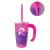 Printed Mood 20 oz Stackable Beer Stein Straw Lid - Pink/purple