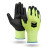 Logo Hi-Viz Cut Resistant A4 Palm Dipped Gloves | Custom Work Gloves