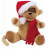 Christmas Stuffed Monkey 7 Inch