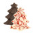 Wrapped Peppermint Bark Shapes Imprinted Tree