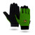 Imprinted Green Touchscreen Mechanics Gloves | Logo Work Gloves