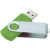 Rotate Flash Drive-4 GB - Lime Green