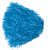 Columbia Blue Ring Tab Pom Poms - 500 Count with Logo