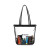 Promotional Sigma Clear Zippered Tote