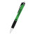 Printed Ergo Diamond Cello-Wrapped Click Pen - Lime
