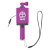 Custom Imprinted Mini Selfie Stick - Purple