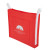 Red Branded Non-Woven Attachable Tote Bag with Logo