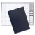 Navy Leatherette Promo USA Made Monthly Desk Planner