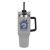 Custom Logo Forty Double Wall Tumbler with Handle - Gray