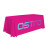 Promotional LazerLine 3-sided 6' Throw Full Color Front - Hot pink