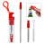 Custom Logo Straw Kit with Bottle Opener - Red