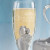 Bride & Groom Champagne Toasting Flutes With Custom Names