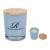 Light Blue Bamboo Promotional Soy Candle