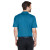 Logo Devon & Jones CrownLux Men's Plaited Polo - Back view