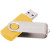 Rotate Flash Drive-4 GB - Yellow