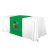 Emerald Full Color Front 28" Lazerline Table Runner