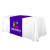 Purple Full Color Front 28" Lazerline Table Runner