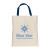 Bargain Cotton Tote Promotional Bags with Navy handle