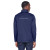 Back - Classic Navy Custom Men's Techno Lite CORE365 3-Layer Shell Jacket