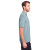 Side - Opal Blue Custom North End Men's Stretch Performance Polo