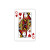 Standard Queen for Bridge Size Full Color Custom Back Playing Cards