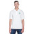 White Custom Men's UltraClub Cool & Dry Stain-Release Performance Polo