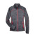Custom North End Ladies Flux Melange Bonded Fleece Jacket - Carbon/red