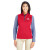 Printed Core 365 Ladies' Quarter Zip Vest - Classic Red