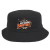 Black Shady Full Color Imprint Cotton Bucket Hat