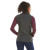 Back of Jet/Black Promo Women's Stretch Trailblazer Fleece Lined Eco Vest