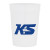 Logo Imprinted Solid 12oz Stadium Cups - Frost
