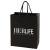 Logo Imprinted Gaia Color Kraft Paper Eurotote - Black