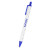 Logo Imprinted Blue Trim Terrazzo Pen | Custom Click Pens