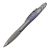 Logo Halcyon Silhouette Spin Top Silver Pen With Stylus | Custom Fidget Pens