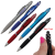 Logo Halcyon Silhouette Spin Top Pen With Stylus | Custom Fidget Pens