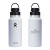 White Engraved Hydro Flask Wide Mouth 31 oz Bottle with Flex Chug Cap