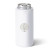 White Custom 12 oz Swig Life Slim Can Cooler