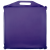 Logo Purple Vinyl Stadium Seat Cushion 14"x14"x2" | Printed Stadium Cushions