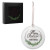 Custom Logo Beveled Circle Glass Ornament | Promotional Holiday Giveaways