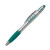 Custom Teal Awareness Ribbon Spin Top Pen with Stylus