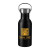 Printed Black Thor 20 oz Stainless Sports Bottle | Custom Logo Drinkware