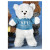Promotional Logo 16" Ruddly White Teddy Bear | Custom Stuffed Animals