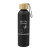 Printed Ryze Aluminum Black Sports Bottle Bamboo Lid  22 oz | Logo Bottles