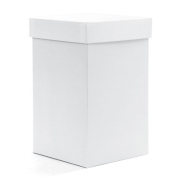 White Lid Gift Box (6"x6"x9") (+$7.95)