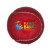 Red Full Color Custom Fido's Dog Ball