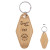 Front and Back of Promotional Bamboo Hotel Keytag