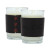 Logo Harper Leather Wrapped Candle - Black/Country Red