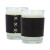 Logo Harper Leather Wrapped Candle - Black/White